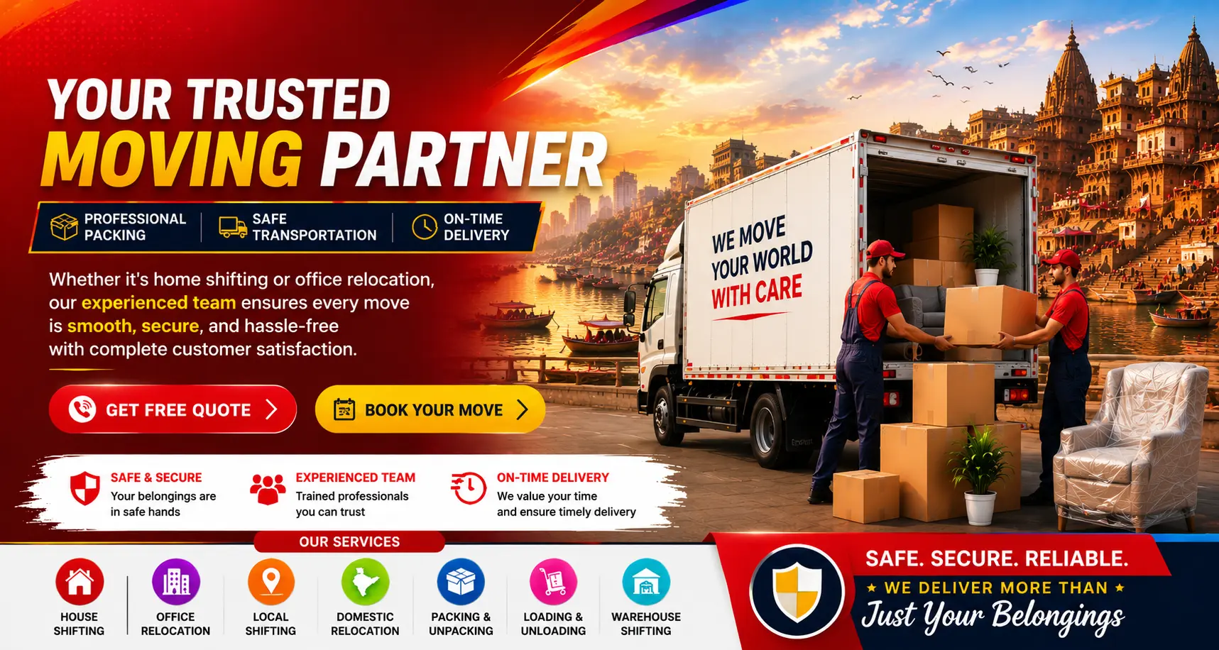 Reliable Packers & Movers in Varanasi